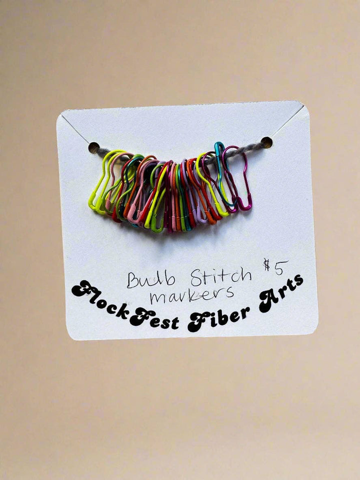 Bulb stitch marker set