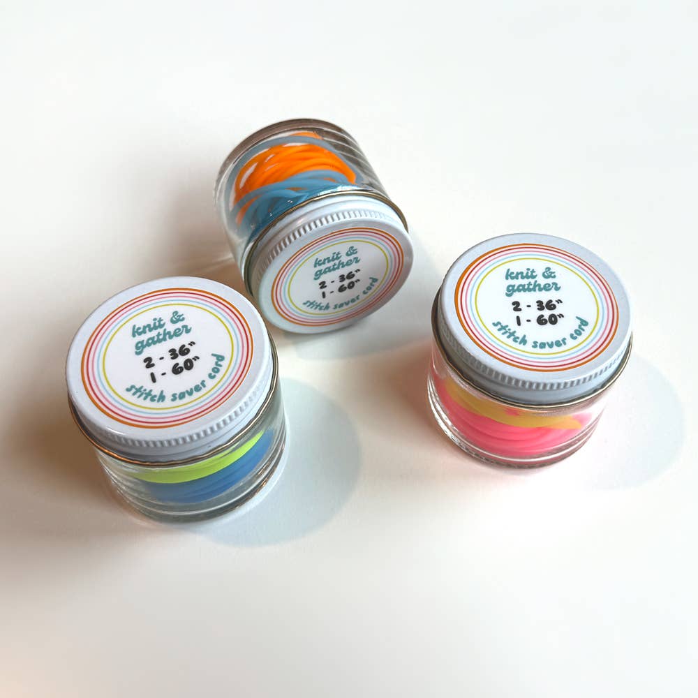 Knit & Gather Stitch Saver Cords