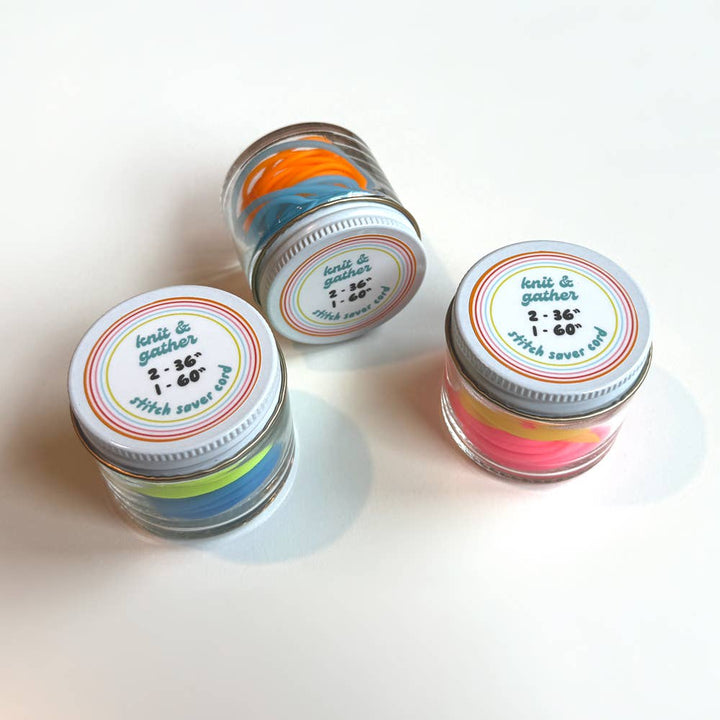 Knit & Gather Stitch Saver Cords