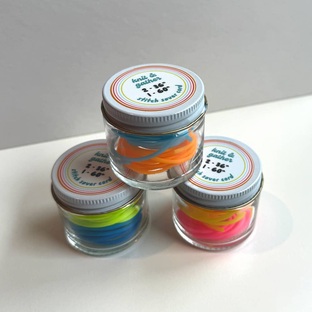 Knit & Gather Stitch Saver Cords