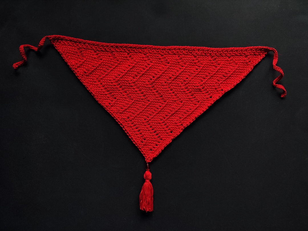 Melt the ICE Bandana (Tunisian Crochet)