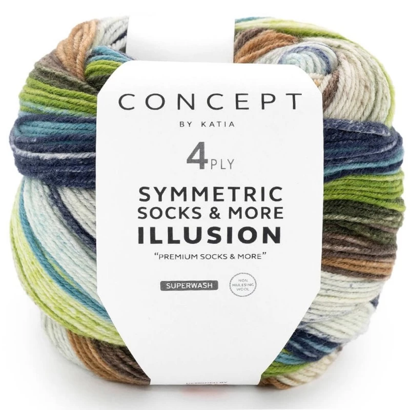 Katia Symmetric Socks Illusion