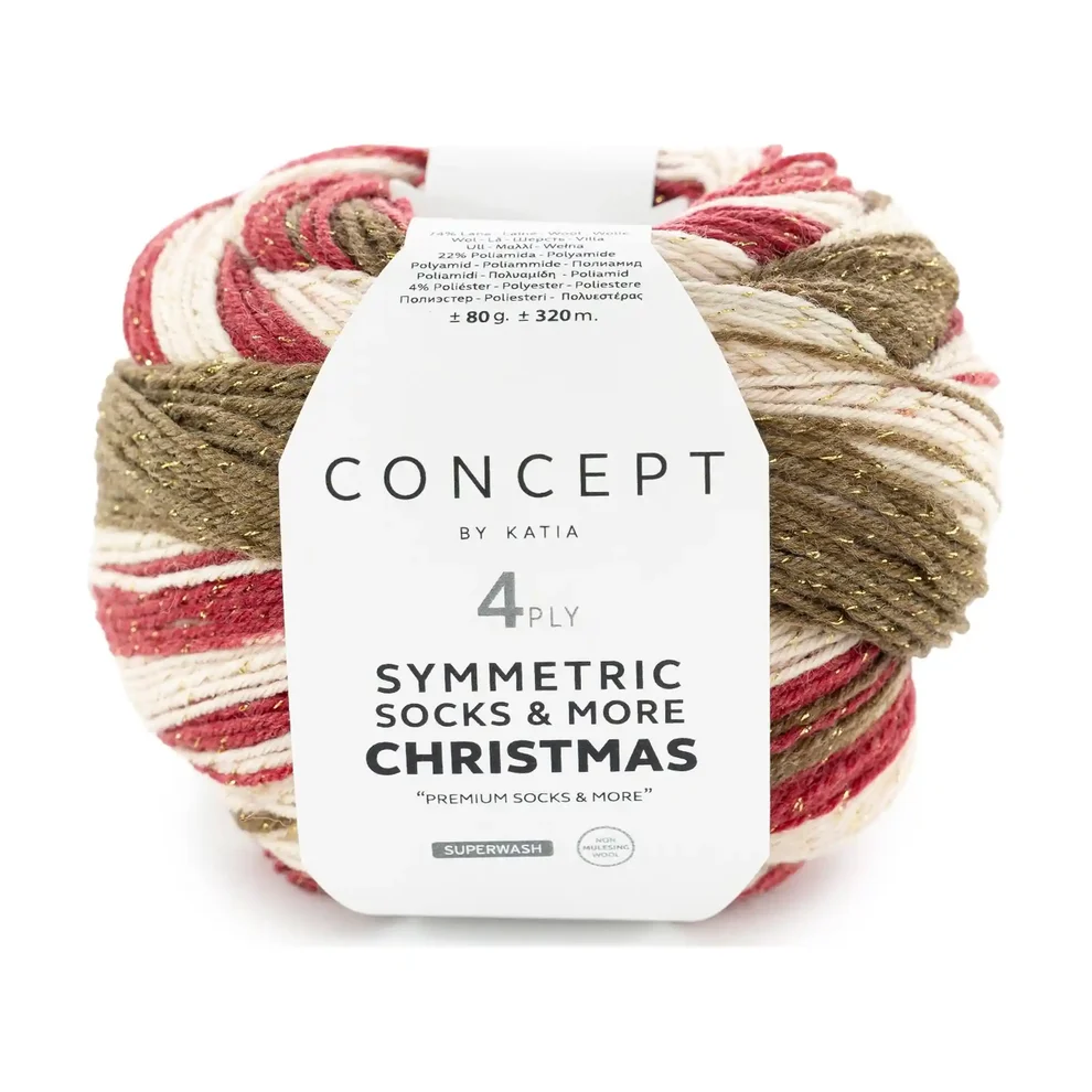 Concept by Katia Symmetric Socks Christmas