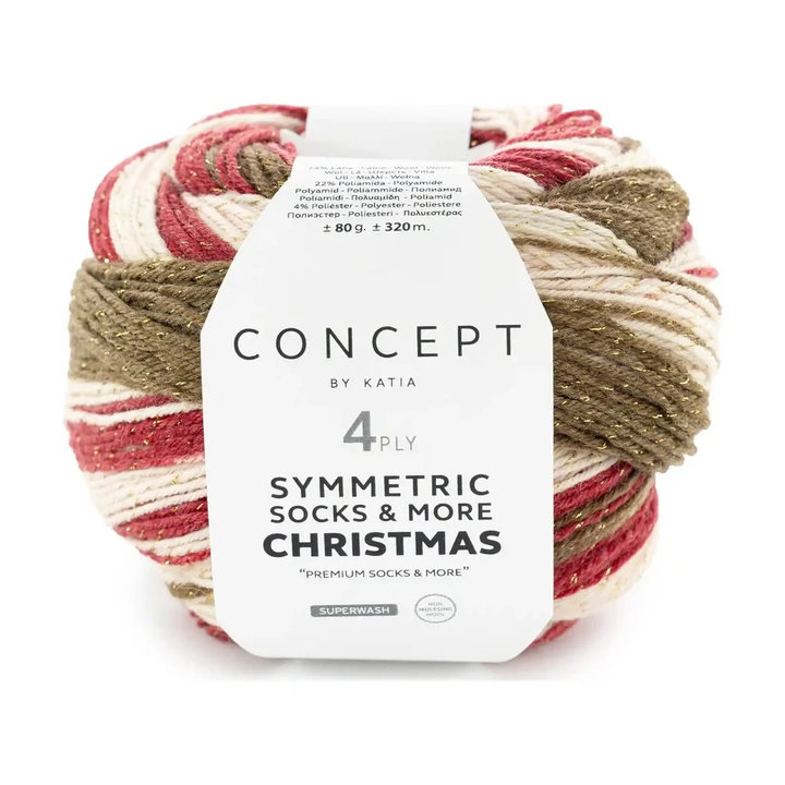 Concept by Katia Symmetric Socks Christmas