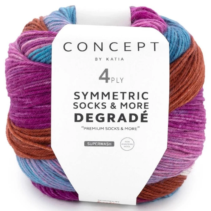 Katia Symmetric Socks Degradé