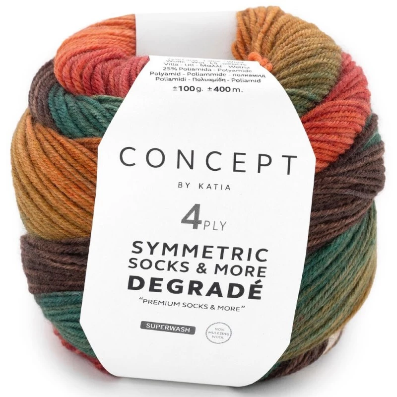 Katia Symmetric Socks Degradé
