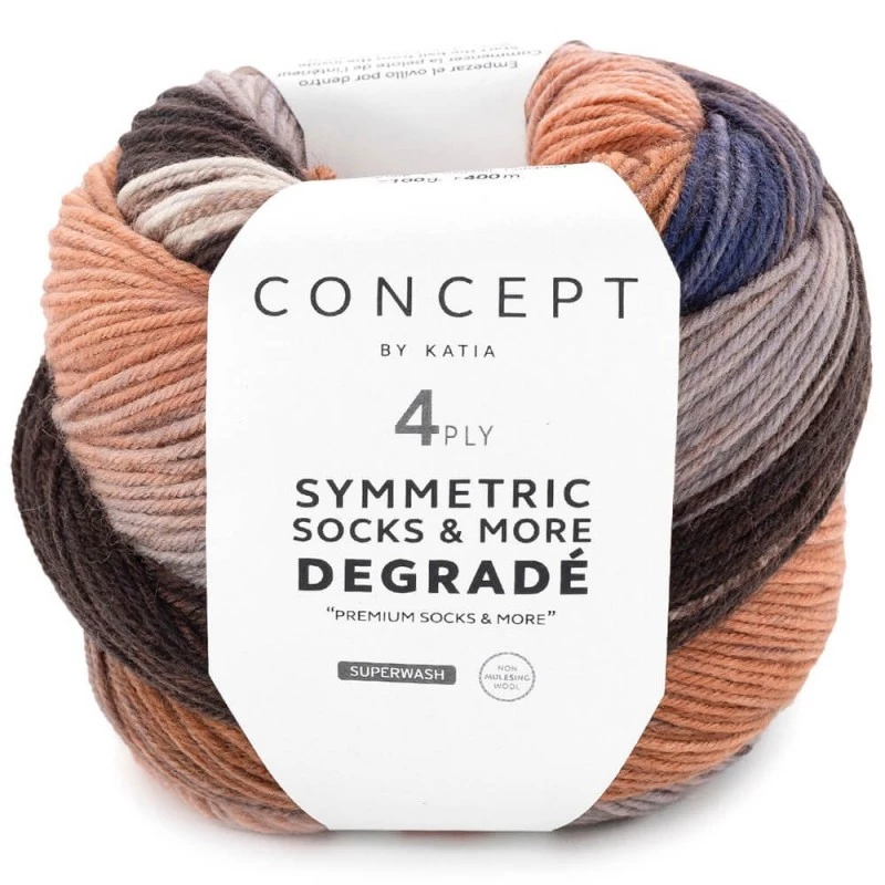 Katia Symmetric Socks Degradé