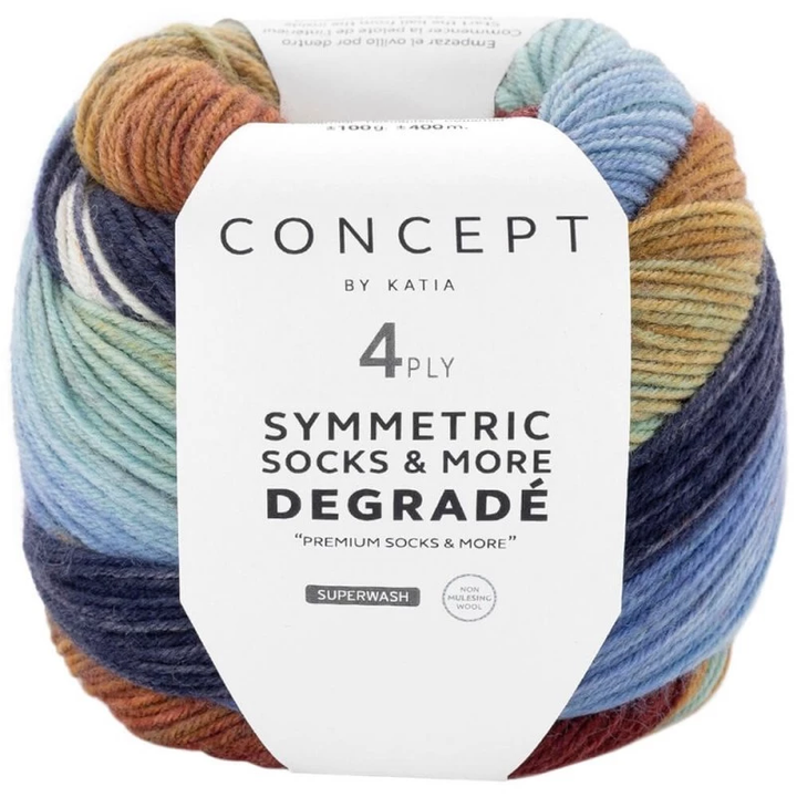 Katia Symmetric Socks Degradé