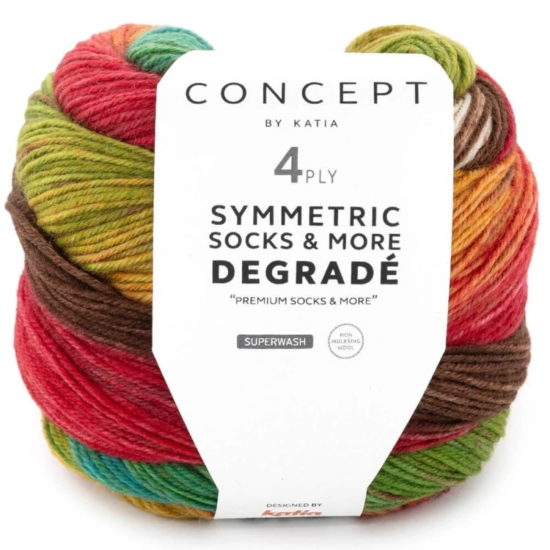 Katia Symmetric Socks Degradé